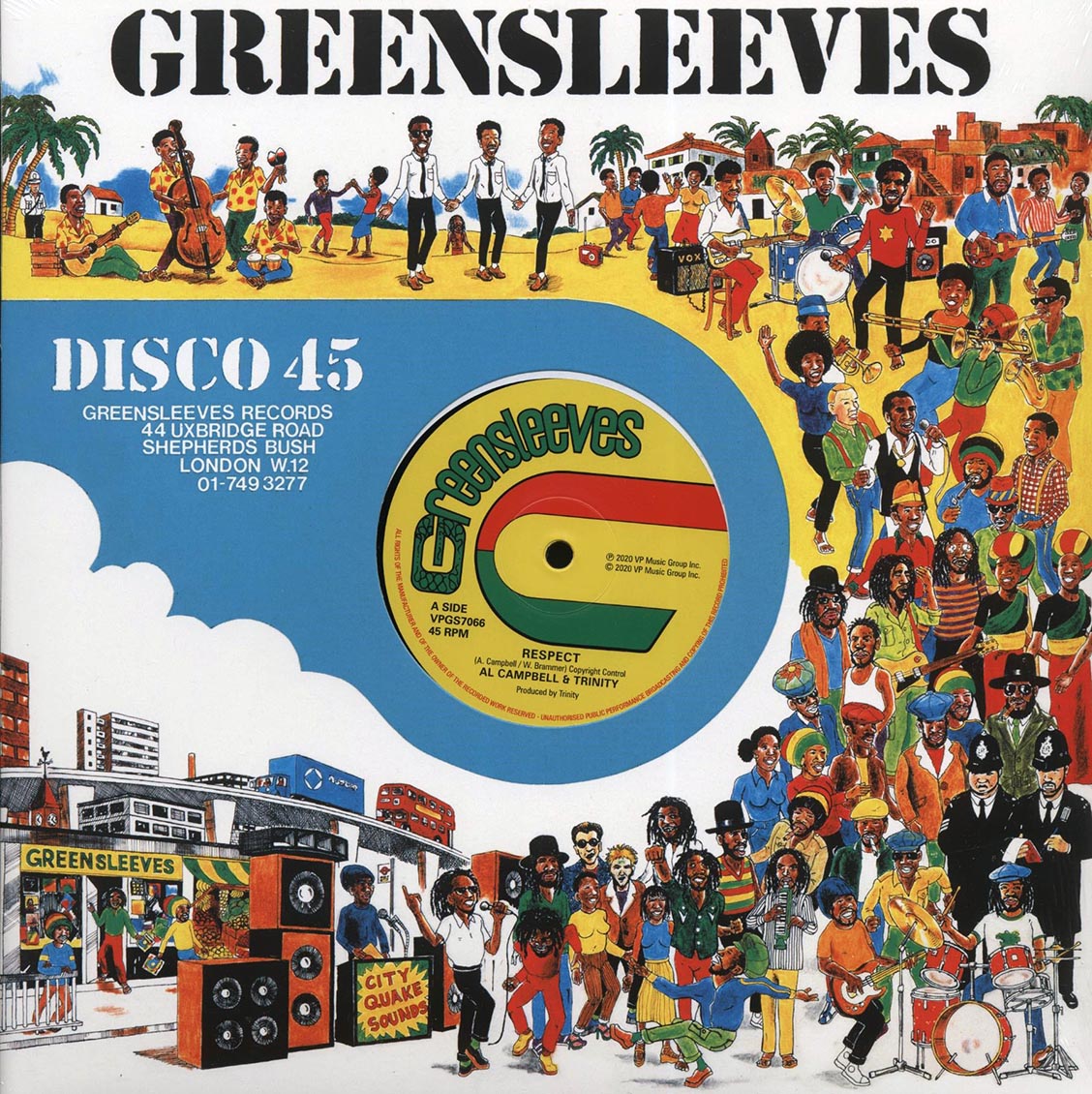 Al Campbell, Trinity - Respect (Extended Mix)  /  Trinity - Vampire; Vampire Version [New Vinyl Record 12" Single]