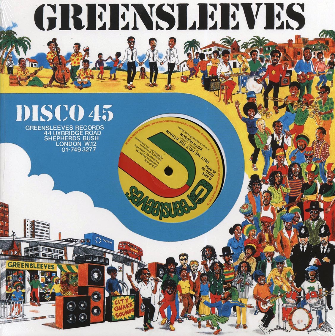 Keith Hudson - Nuh Skin Up (Extended Mix)  /  Keith Hudson - Felt We Felt The Strain (extended Mix) [New Vinyl Record 12" Single]