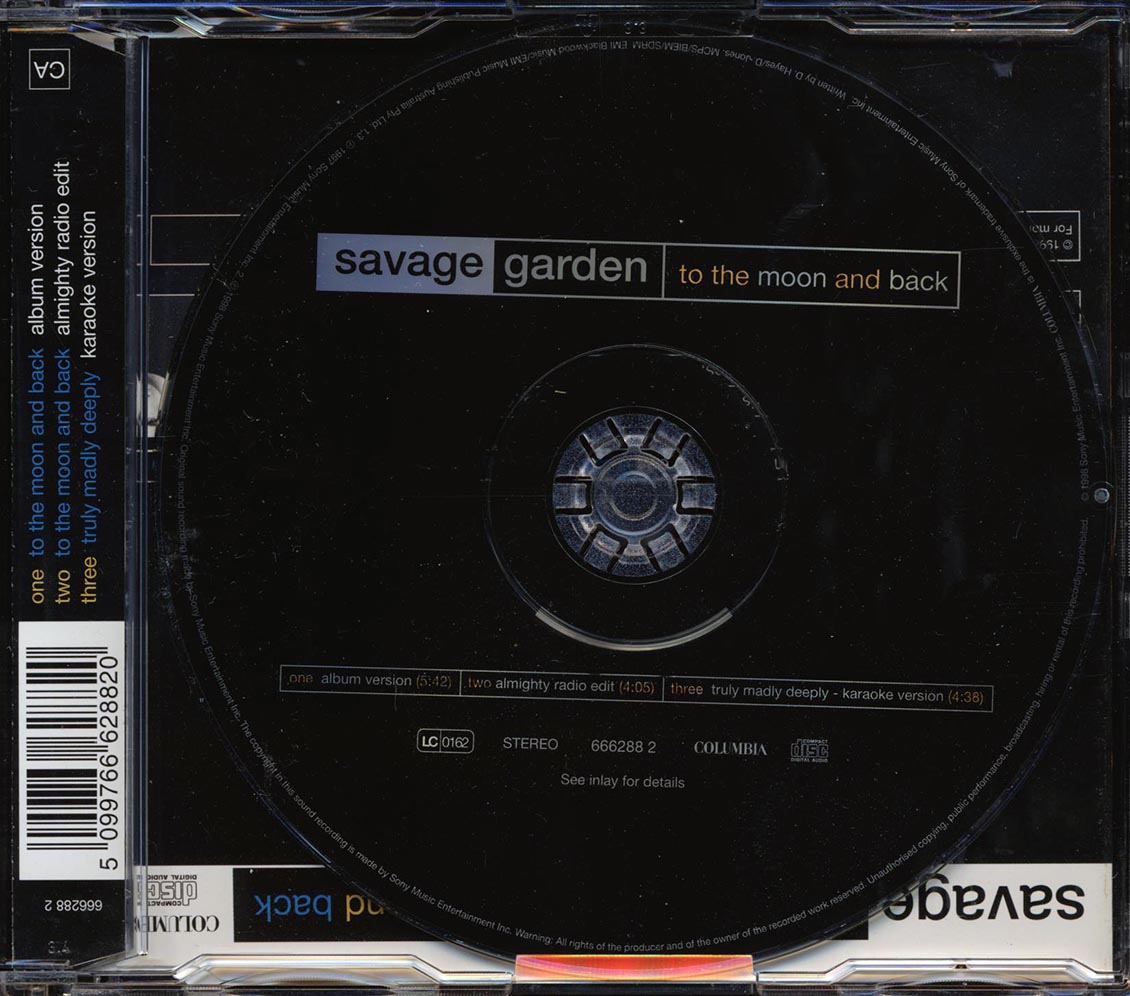 Savage Garden - To The Moon And Back [New CD]