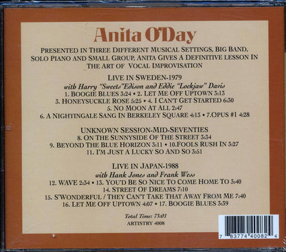 Anita O'Day - Portrait Of A Jazz Singer [New CD]