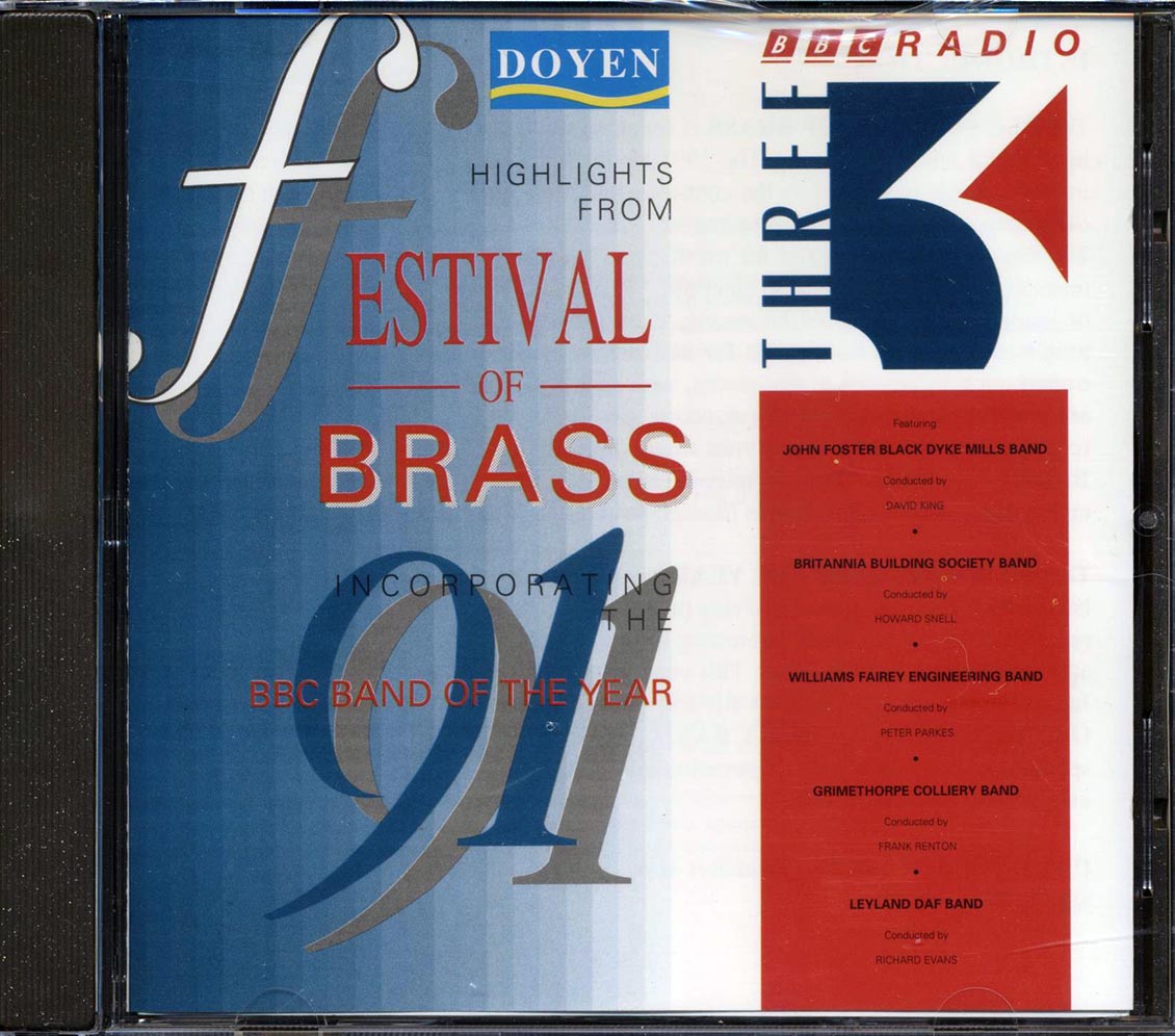 Britannia Building Society Band, Black Dyke Mills Band, Etc. - Festival Of Brass 1991 [New CD]