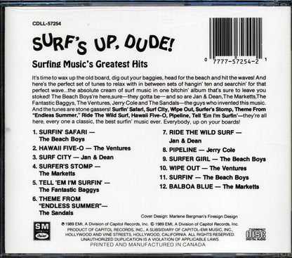 Beach Boys, Ventures, Jan & Dean, Etc. - Surf's Up Dude: Surfing Music's Greatest Hits [New CD]