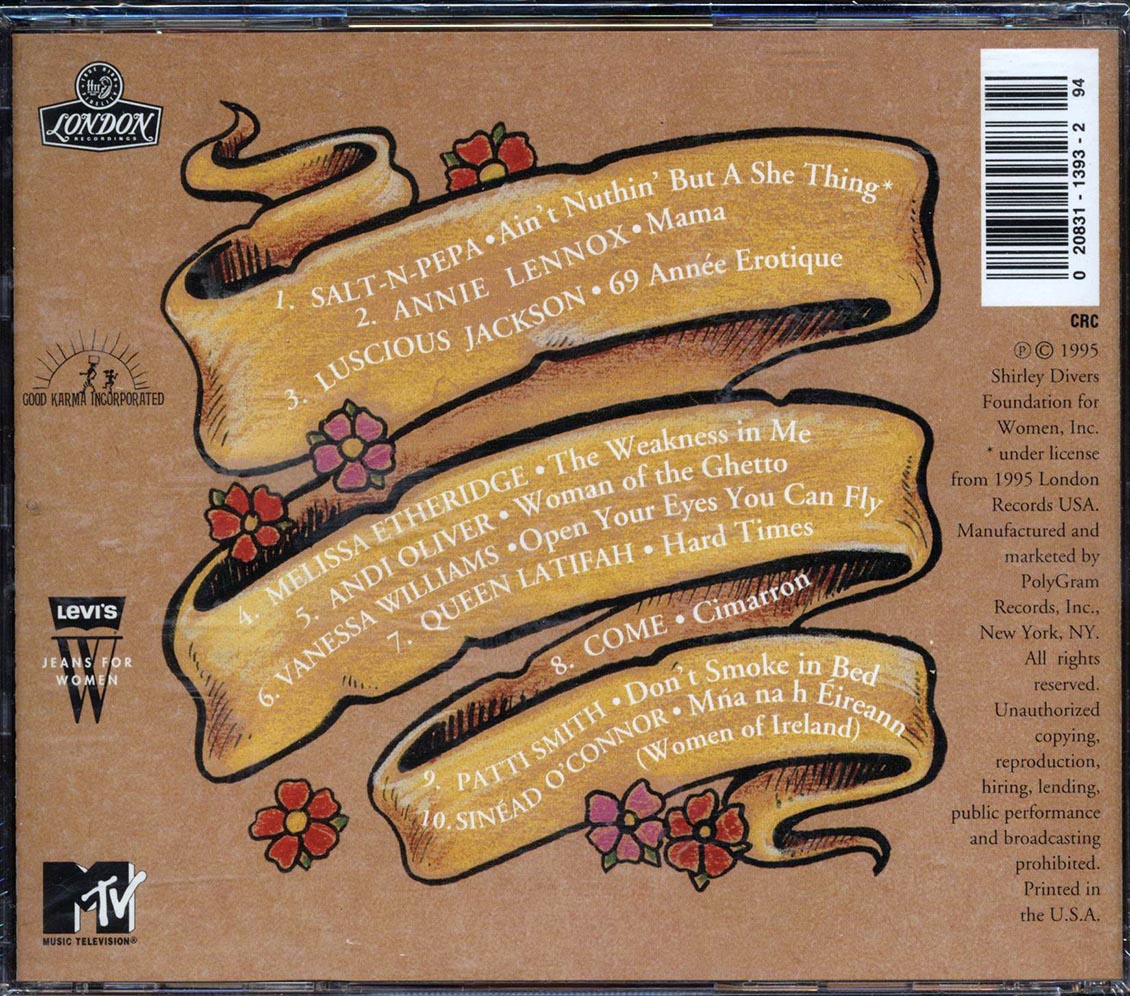 Annie Lennox, Luscious Jackson, Patti Smith, Etc. - Ain't Nuthin' But A She Thing [New CD]