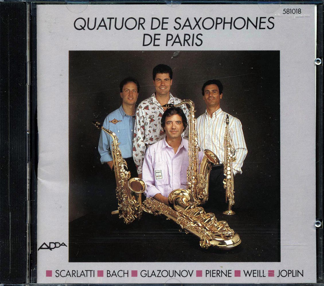 Quatuor De Saxophones De Paris - Quatuor De Saxophones De Paris [New CD]