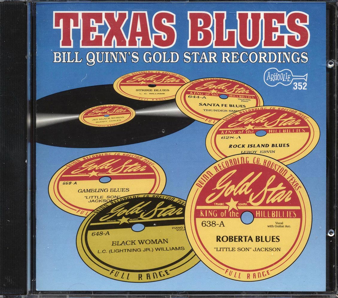 Lil' Son Jackson, LC Williams, Thunder Smith, Etc. - Texas Blues: Bill Quinn's Gold Star Recordings (23 tracks) [New CD]