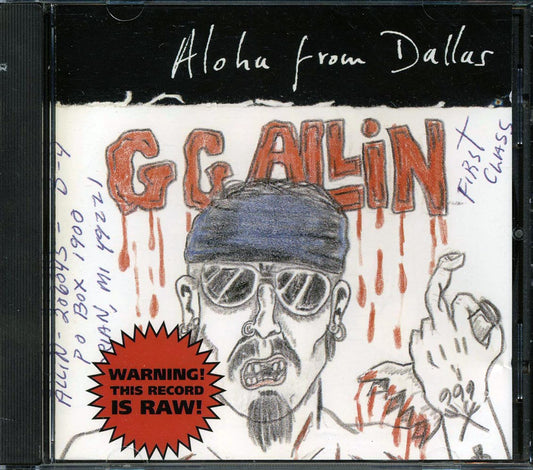 GG Allin - Aloha From Dallas [New CD]