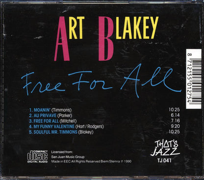Art Blakey - Free For All [New CD]