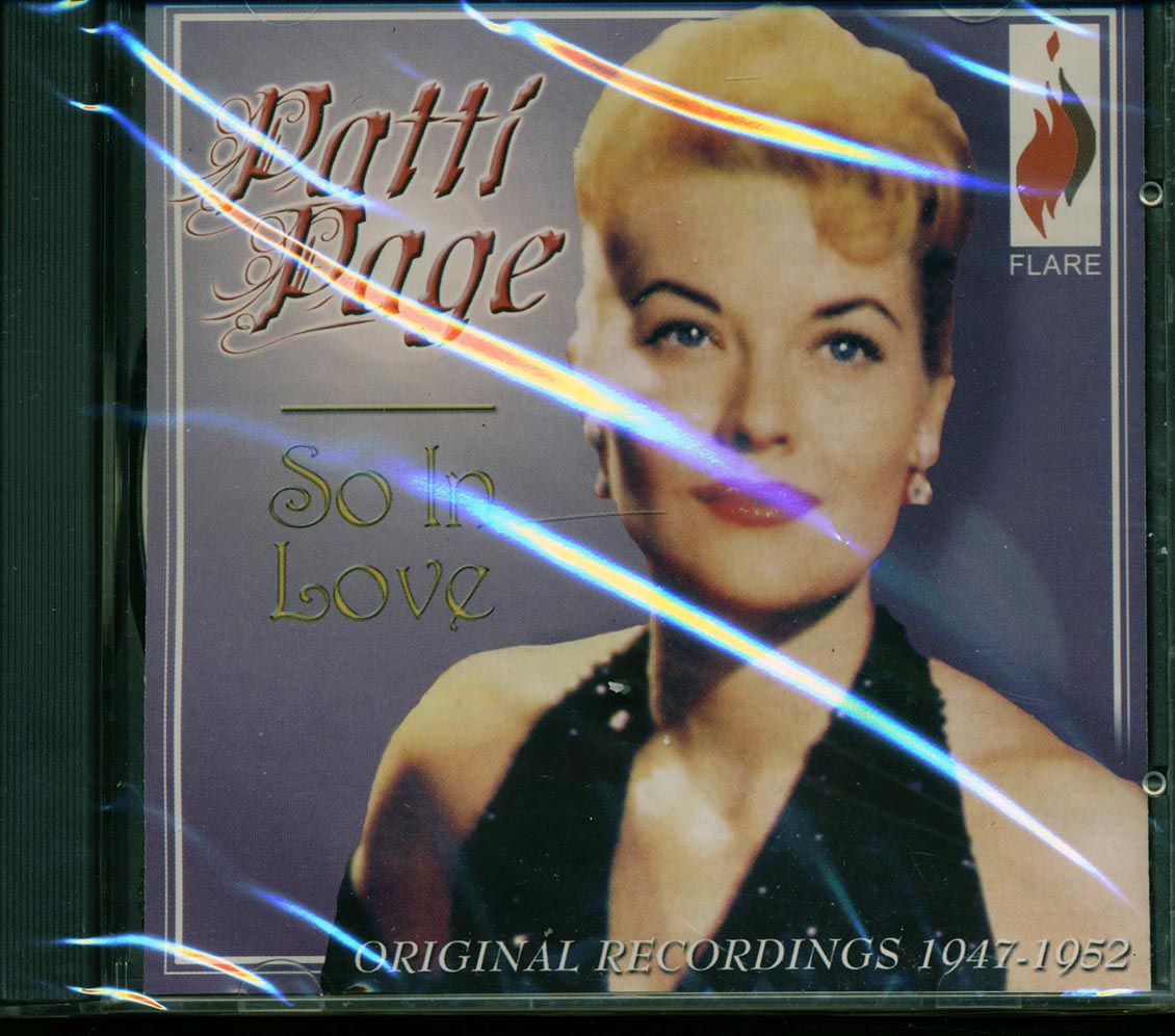 Patti Page - So In Love (26 tracks) [New CD]