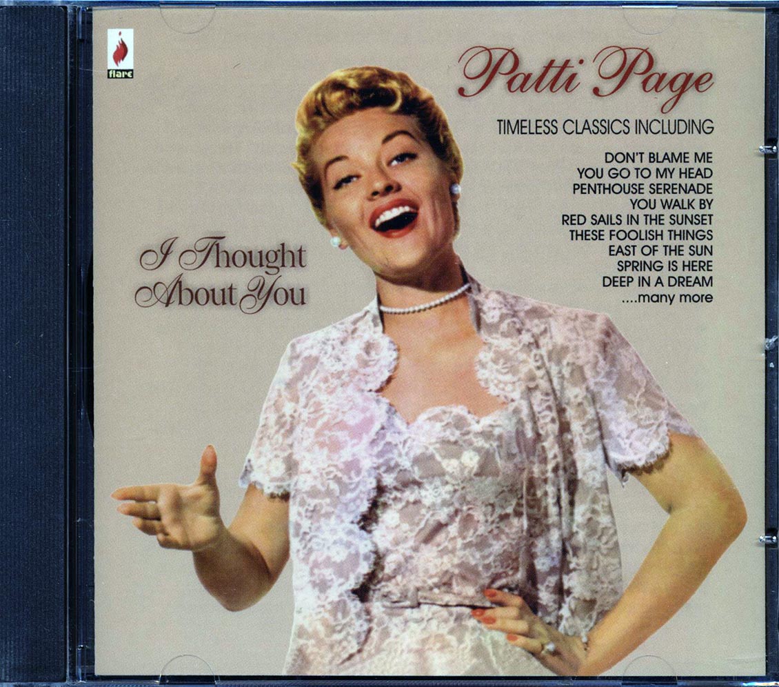 Patti Page - I Thought About You (25 tracks) [New CD]