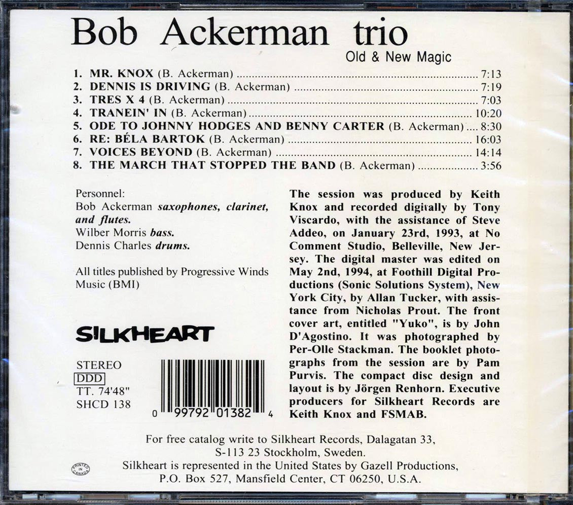 Bob Ackerman Trio - Old And New Magic [New CD]