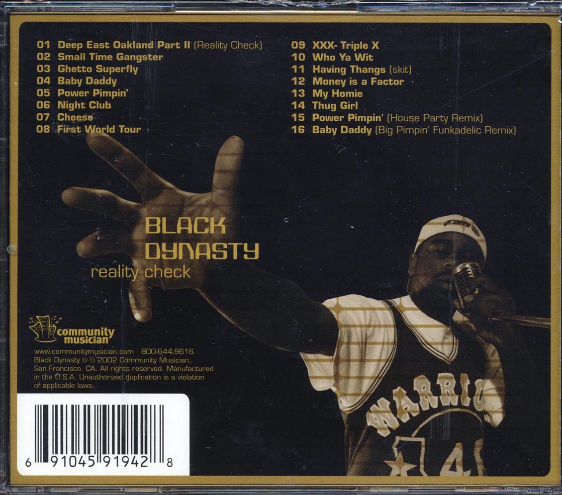 Black Dynasty - Reality Check [New CD]