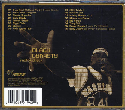 Black Dynasty - Reality Check [New CD]
