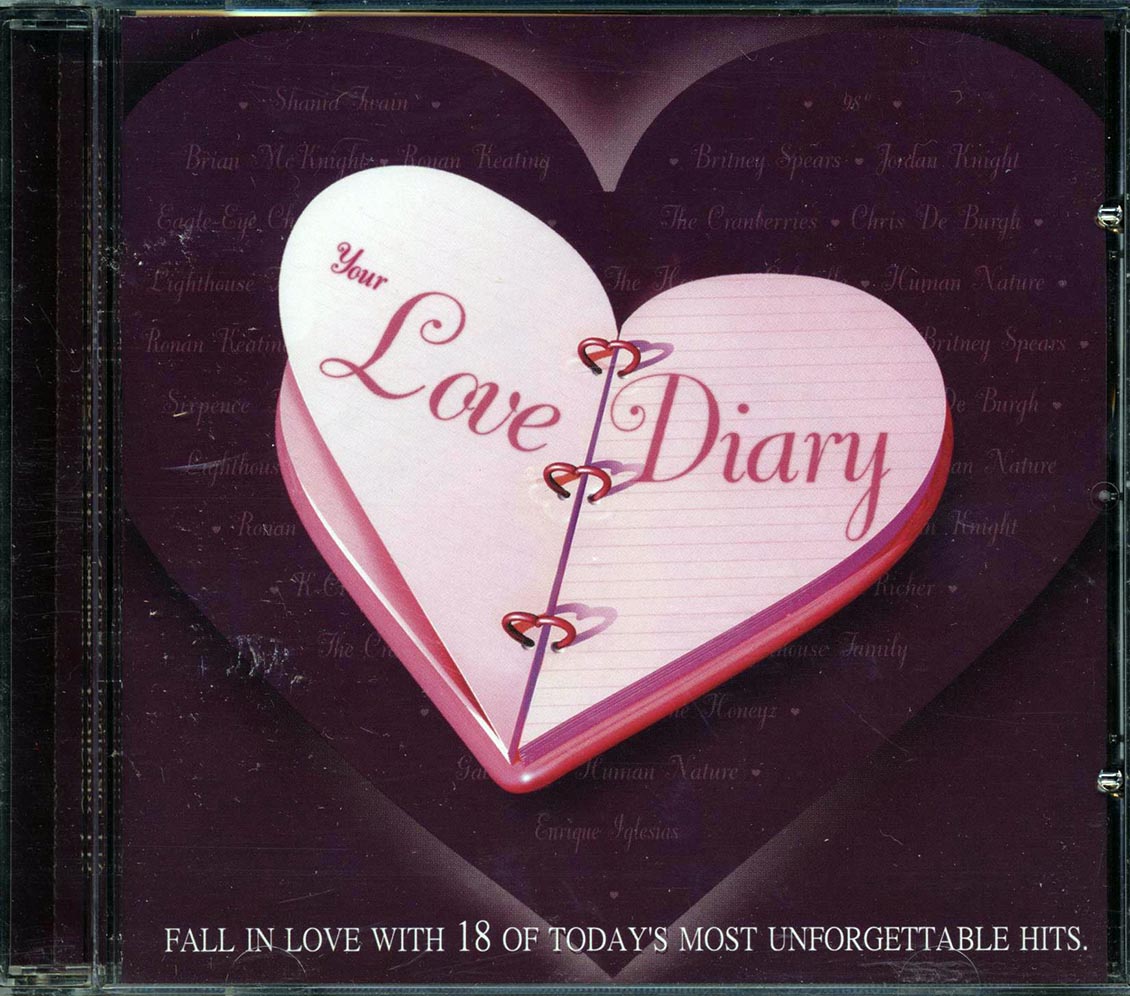 Shania Twain, Britney Spears, Lighthouse Family, Etc. - Love Diary: Fall In Love With 18 Of Today's Most Unforgettable Hits [New CD]