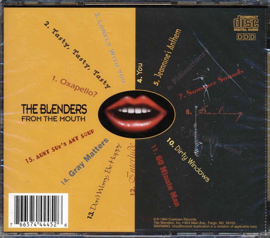 Blenders - From The Mouth [New CD]