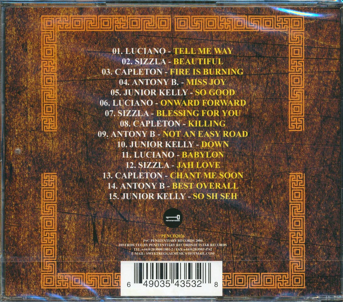 Capleton, Luciano, Sizzla, Jr. Kelly, Anthony B - Five Disciples Part 3 [New CD]