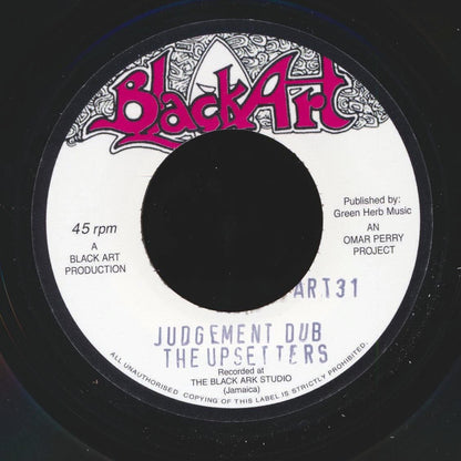 Clive Hylton - Judgement Day  /  The Upsetters - Wild Judged Dub [New Vinyl 7"]
