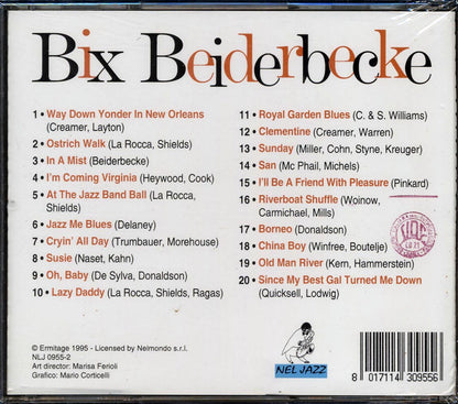 Bix Beiderbecke - Bix Beiderbecke (20 tracks) [New CD]