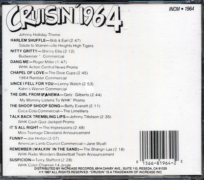 Bob & Earl, Shirley Ellis, Roger Miller, Etc. - Cruisin' 1964 [New CD]