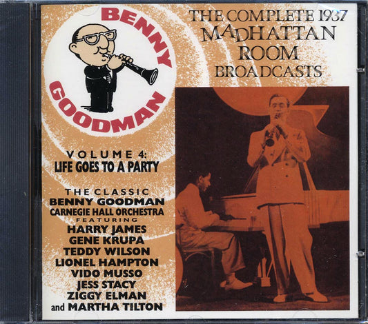 Benny Goodman - The Complete 1937 Madhattan Room Broadcasts Volume 4: Life Goes To A Party (20 tracks) [New CD]