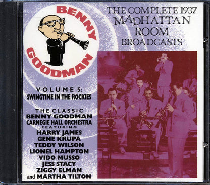 Benny Goodman - The Complete 1937 Madhattan Room Broadcasts Volume 5: Swingtime In The Rockies (22 tracks) [New CD]
