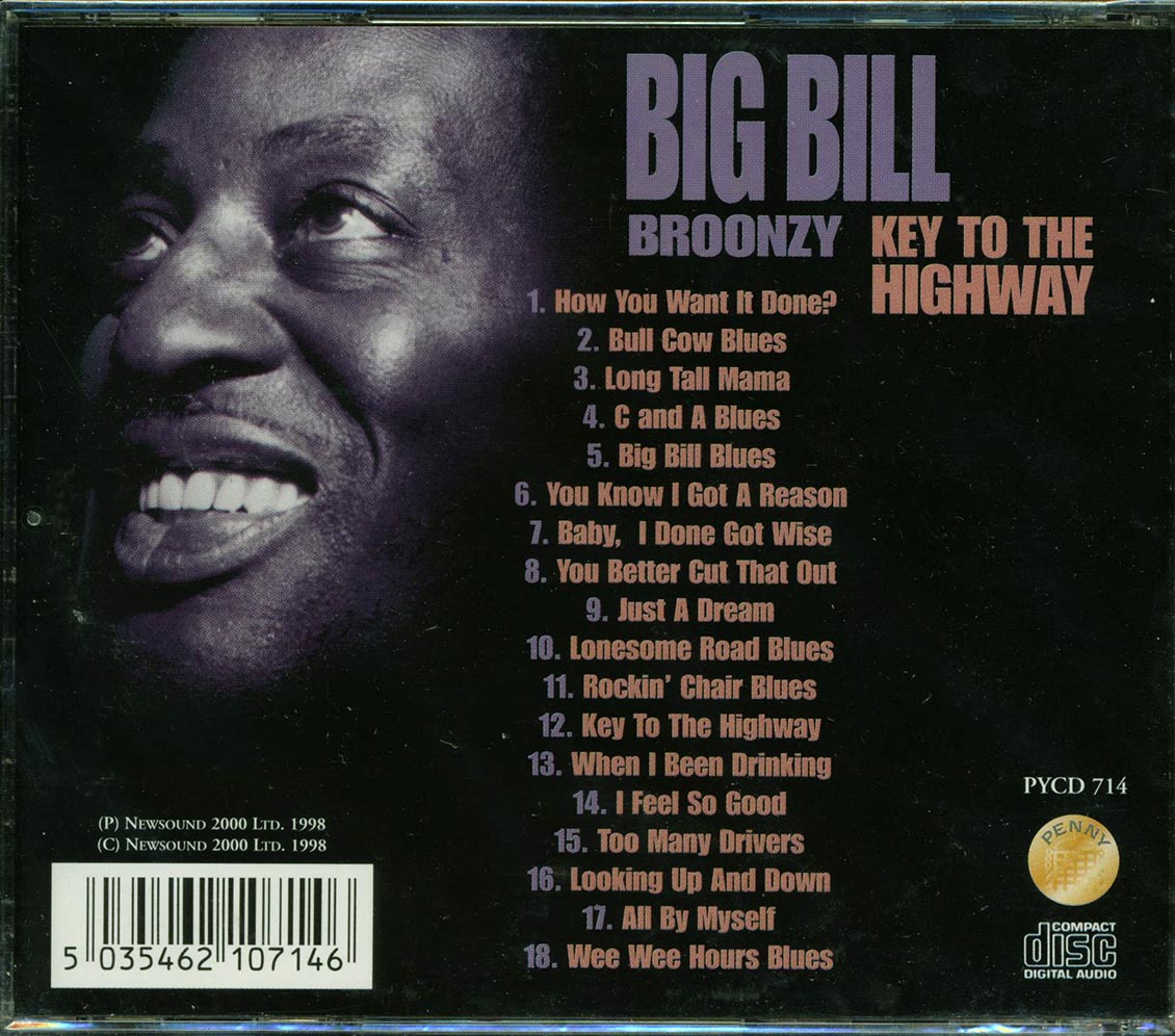 Big Bill Broonzy - Key To The Highway [New CD]