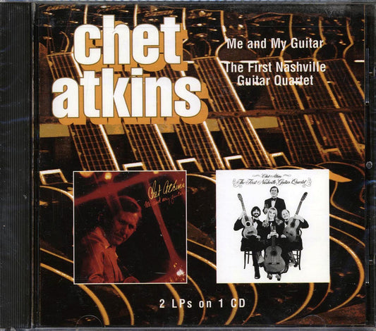 Chet Atkins - Me And My Guitar + The First Nashville Guitar Quartet (2 albums on 1 CD) (22 tracks) [New] [New CD]