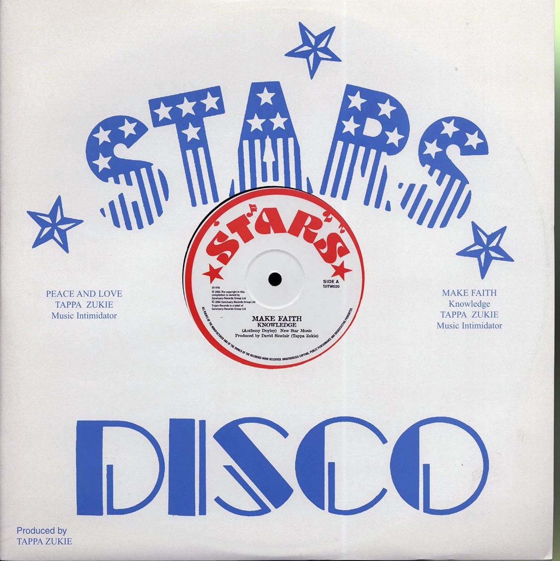 Knowledge - Make Faith  /  Tappa Zukie - Peace & Love [New]