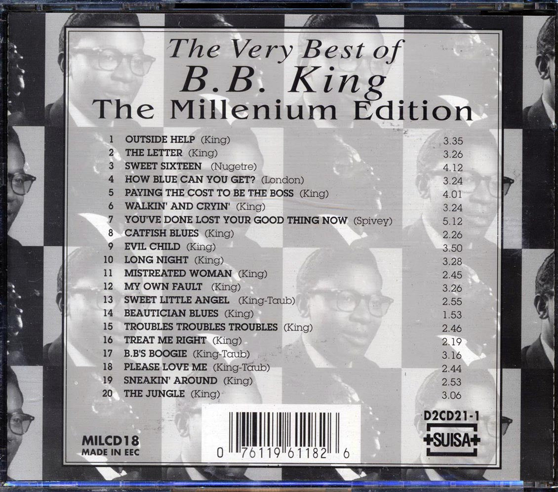 BB King - The Very Best Of BB King: The Millennium Edition (20 tracks) [New CD]