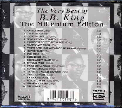 BB King - The Very Best Of BB King: The Millennium Edition (20 tracks) [New CD]