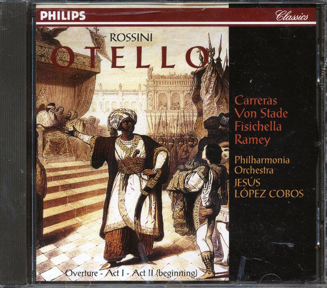 Rossini, Carreras, Von Stade, Fisichella, Ramey - Otello: A Lyric Tragedy In Three Acts [New CD]