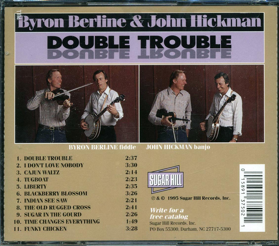 Byron Berline, John Hickman - Double Trouble [New CD]