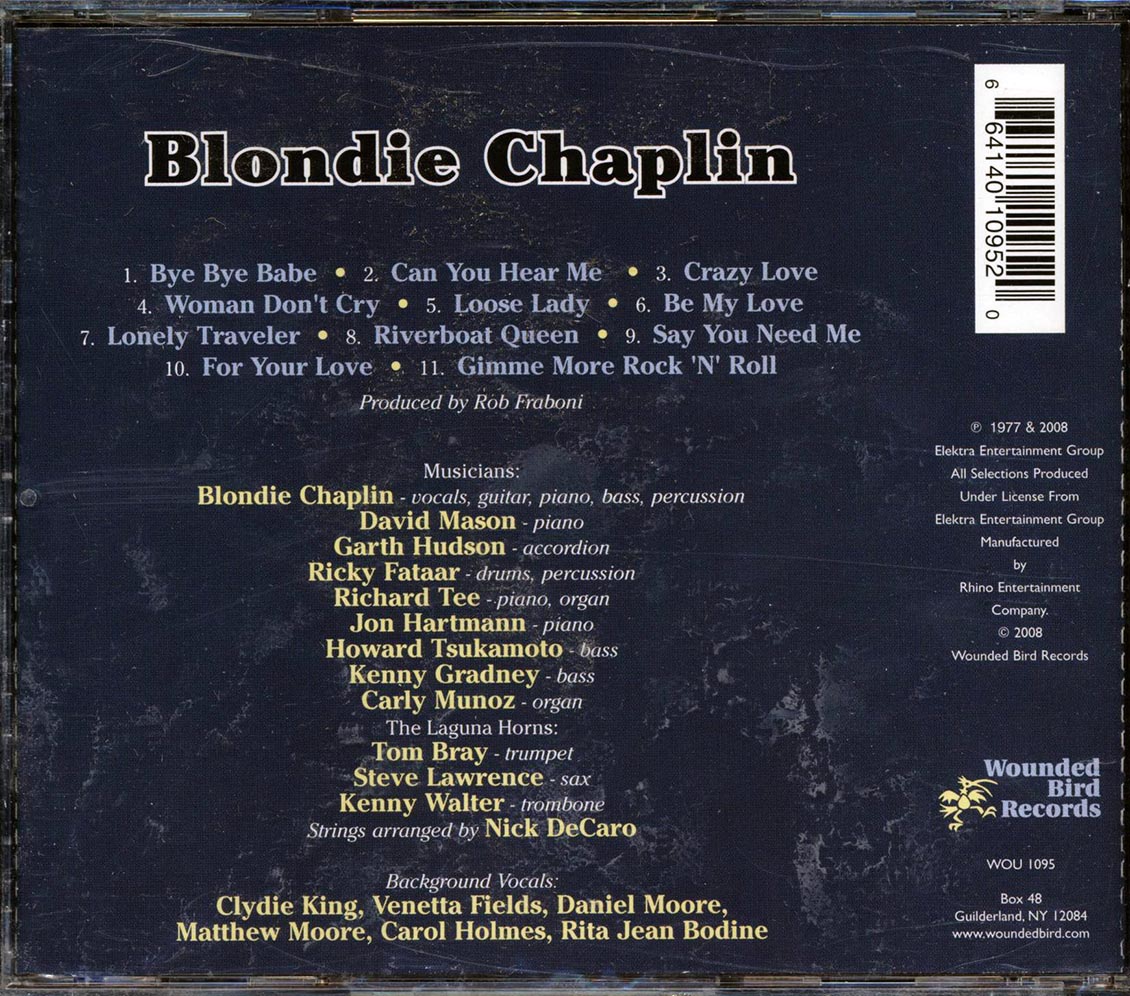 Blondie Chaplin - Blondie Chaplin [New CD]