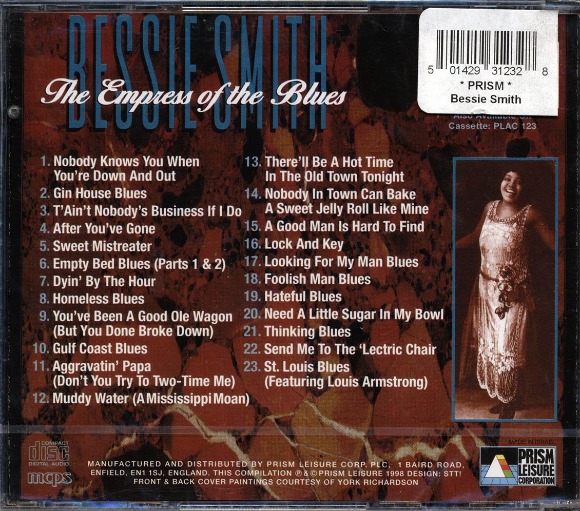 Bessie Smith - The Empress Of The Blues (23 tracks) [New CD]