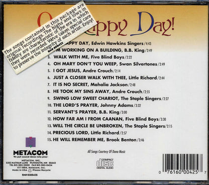 BB King, Andre Crouch, Little Richard, Etc. - Oh Happy Day [New CD]