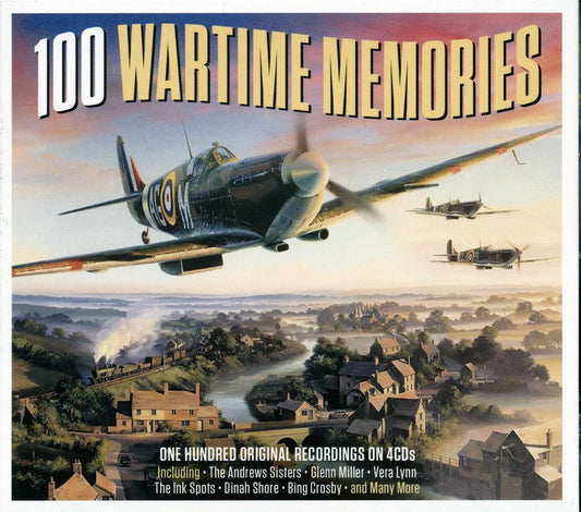 Glenn Miller, Les Brown, Duke Ellington, Mills Brothers, Kay Kyser, Etc. - 100 Wartime Memories (100 tracks) (4xCD) (deluxe 4-fold digipak) [New CD]