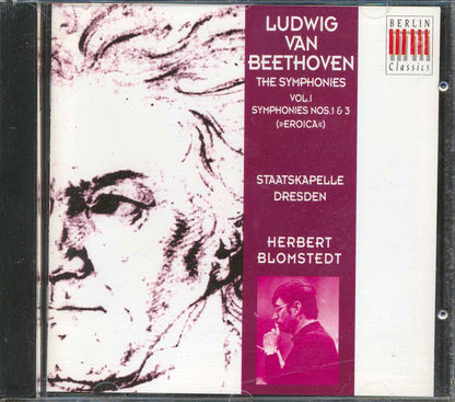 Beethoven, Herbert Blomstedt, Staatskapelle Dresden - Beethoven Sinfonien Vol 1 Nr, 1 & 3 [New CD]