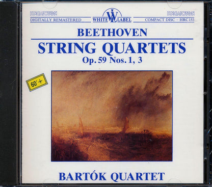 Beethoven, Bartok Quartet - String Quartets Op. 59 Nos. 1, 3 [New CD]