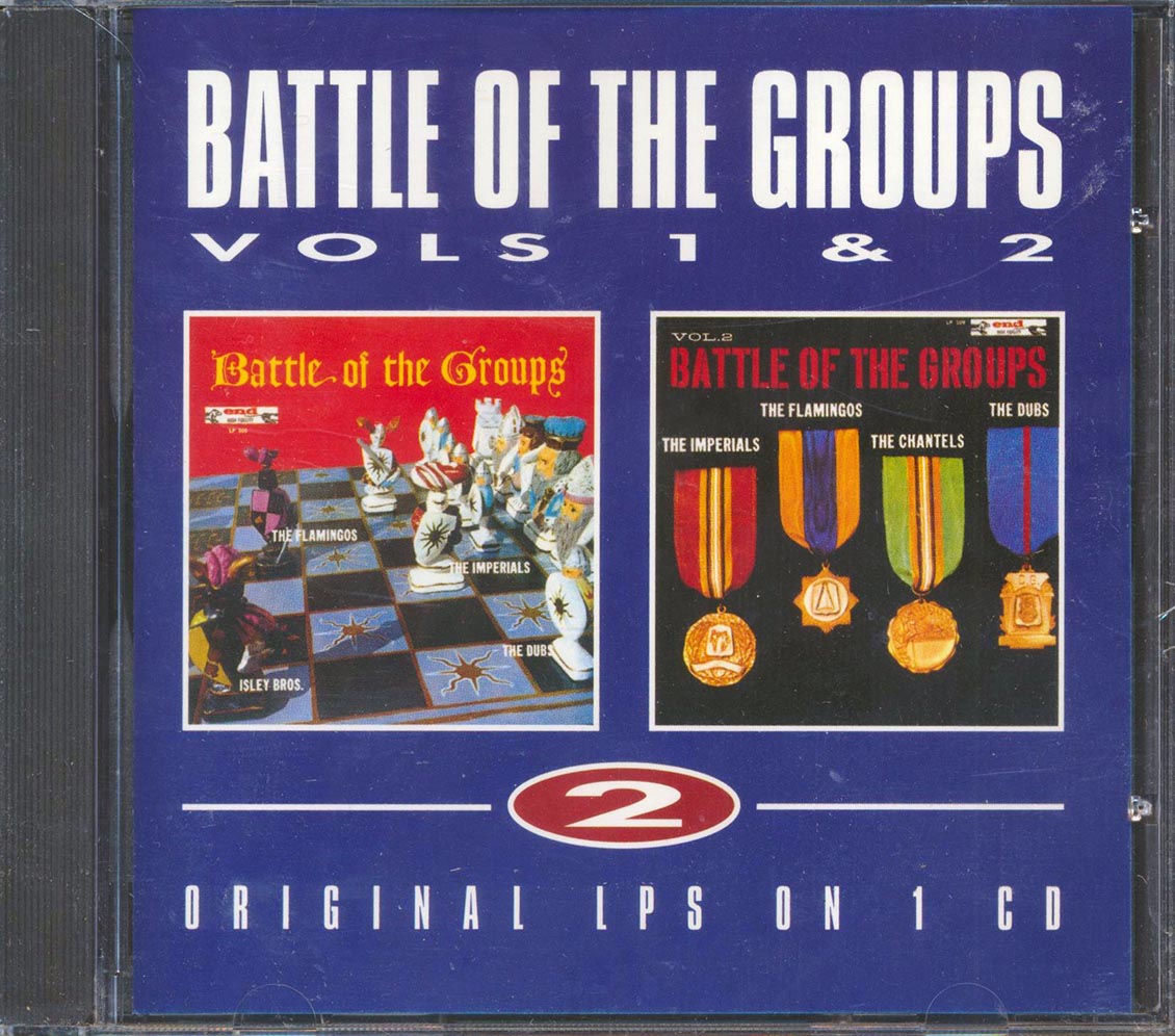 The Isley Brothers, The Dubs, The Flamingos, Etc. - Battle Of The Groups Volumes 1 & 2 (2 albums on 1 CD) (24 tracks) [New CD]