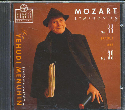 Mozart, Sir Yehudi Menuhin, Sinfonia Varsovia - Symphonies No. 38 Prague And No. 39 [New CD]