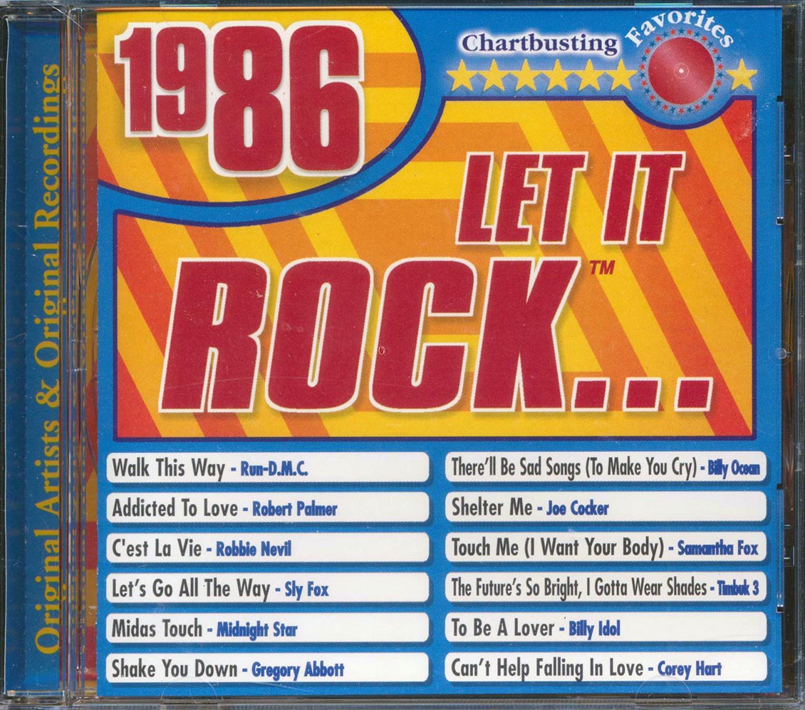 Run DMC, Robert Palmer, Robbie Nevil, Etc. - Let It Rock 1986 [New CD]