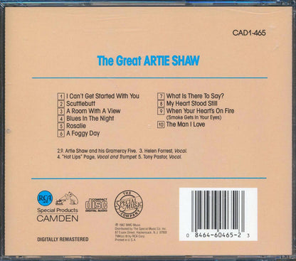 Artie Shaw - The Great Artie Shaw [New CD]