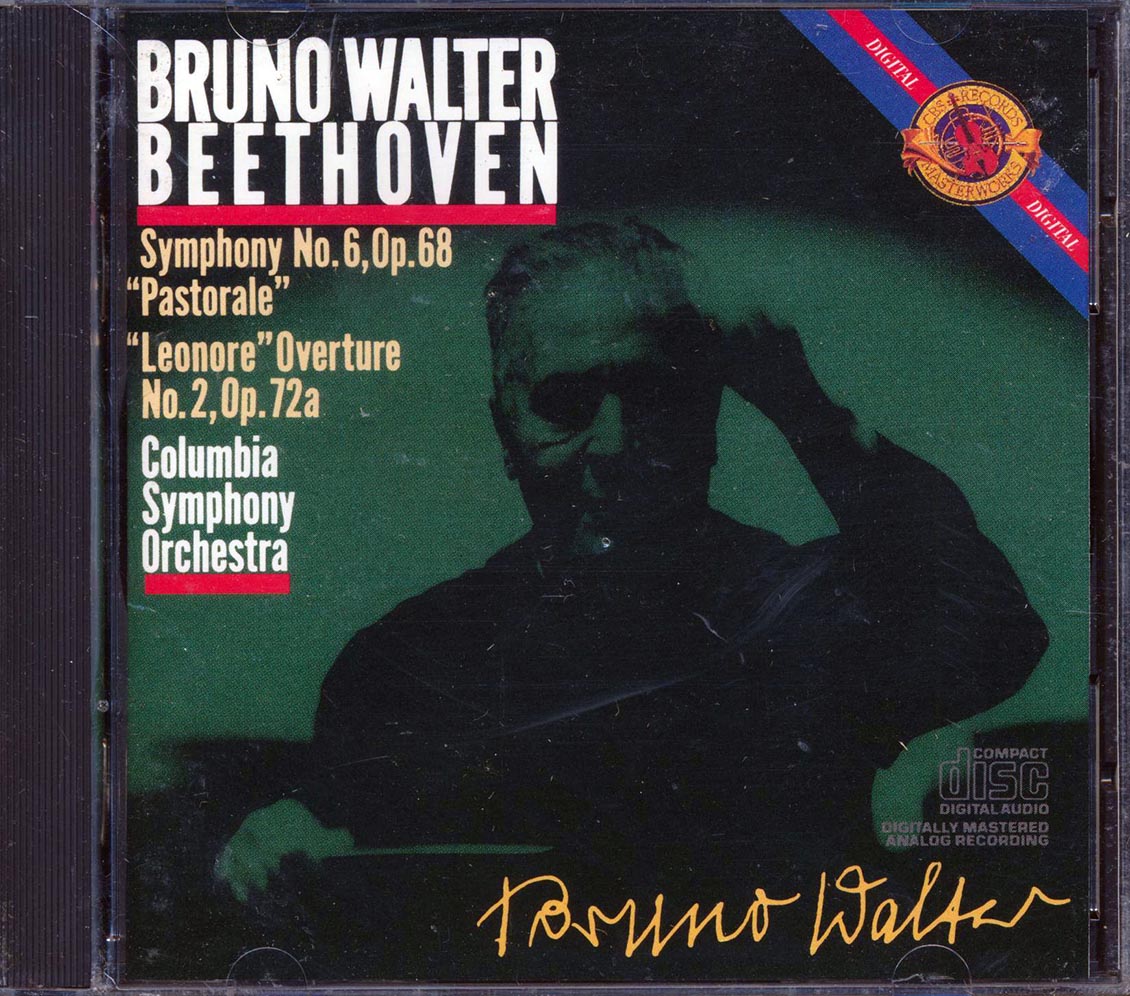 Bruno Walter, Beethoven, Columbia Symphony Orchestra - Symnphony No. 6; Leonore Overture [New CD]
