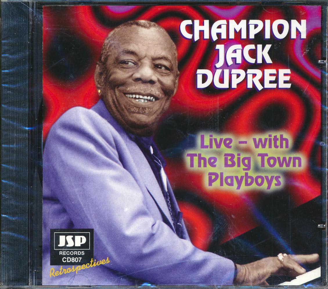 Champion Jack Dupree - Live With The Big Town Playboys [New CD]