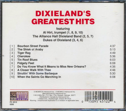 Al Hirt, The Alliance Hall, The Dukes Of Dixieland, Etc. - Dixieland's Greatest Hits [New CD]