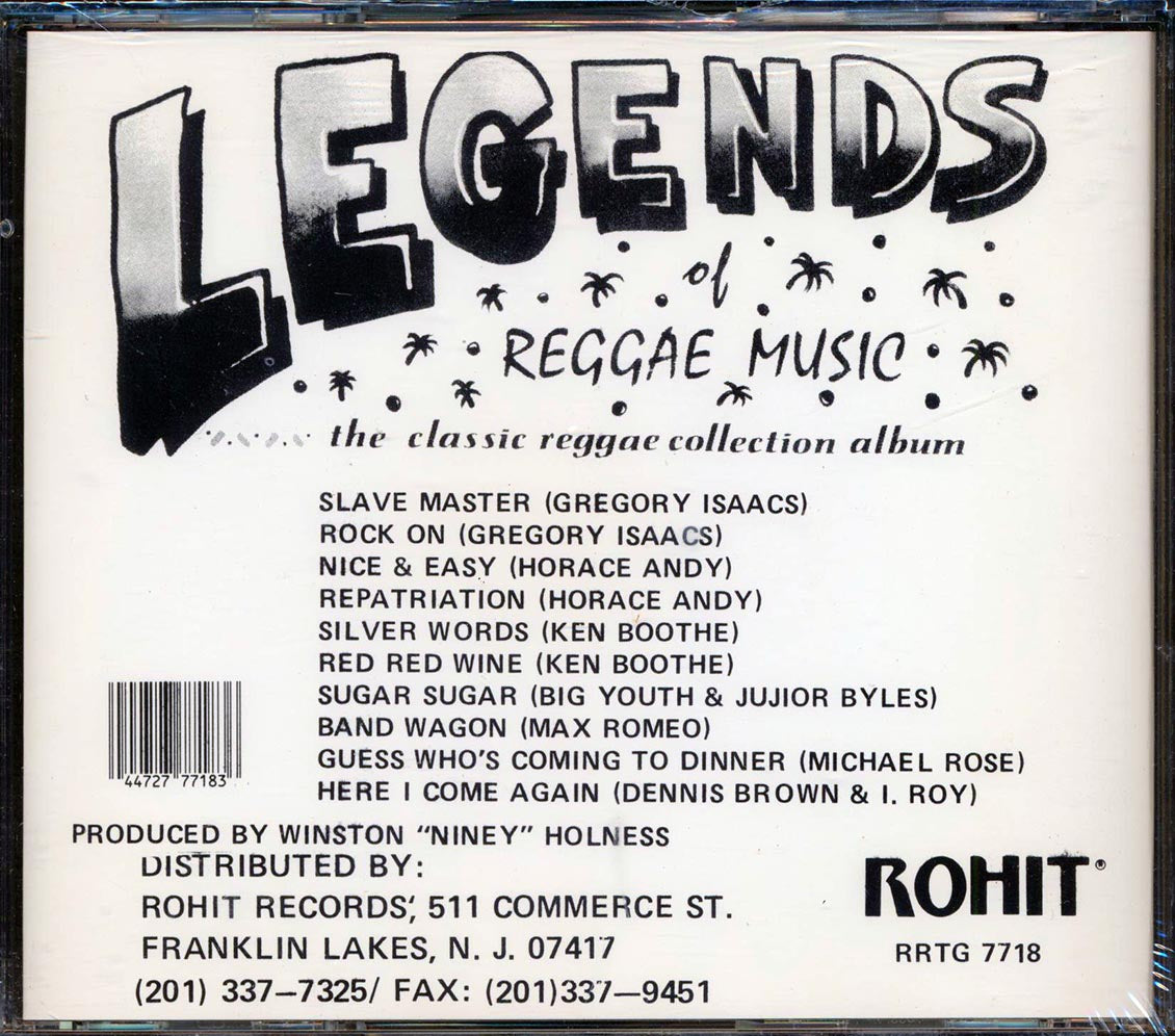 Gregory Isaacs, Horace Andy, Ken Boothe, Max Romeo, Etc. - Legends Of Reggae Music: The Classic Reggae Collection Albun [New CD]