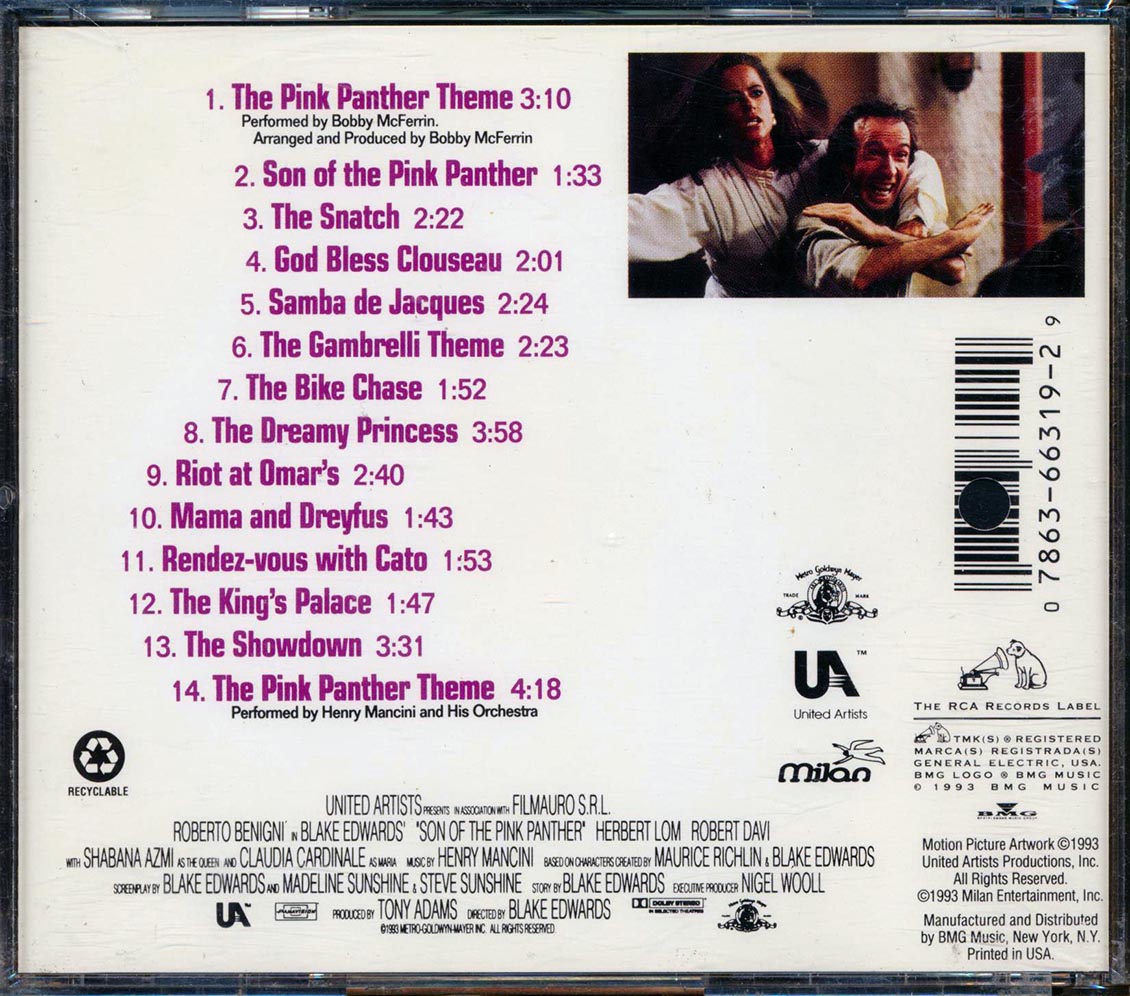 Henry Mancini - Son Of The Pink Panther: Original Music From The United Artists Motion Picture [New CD]