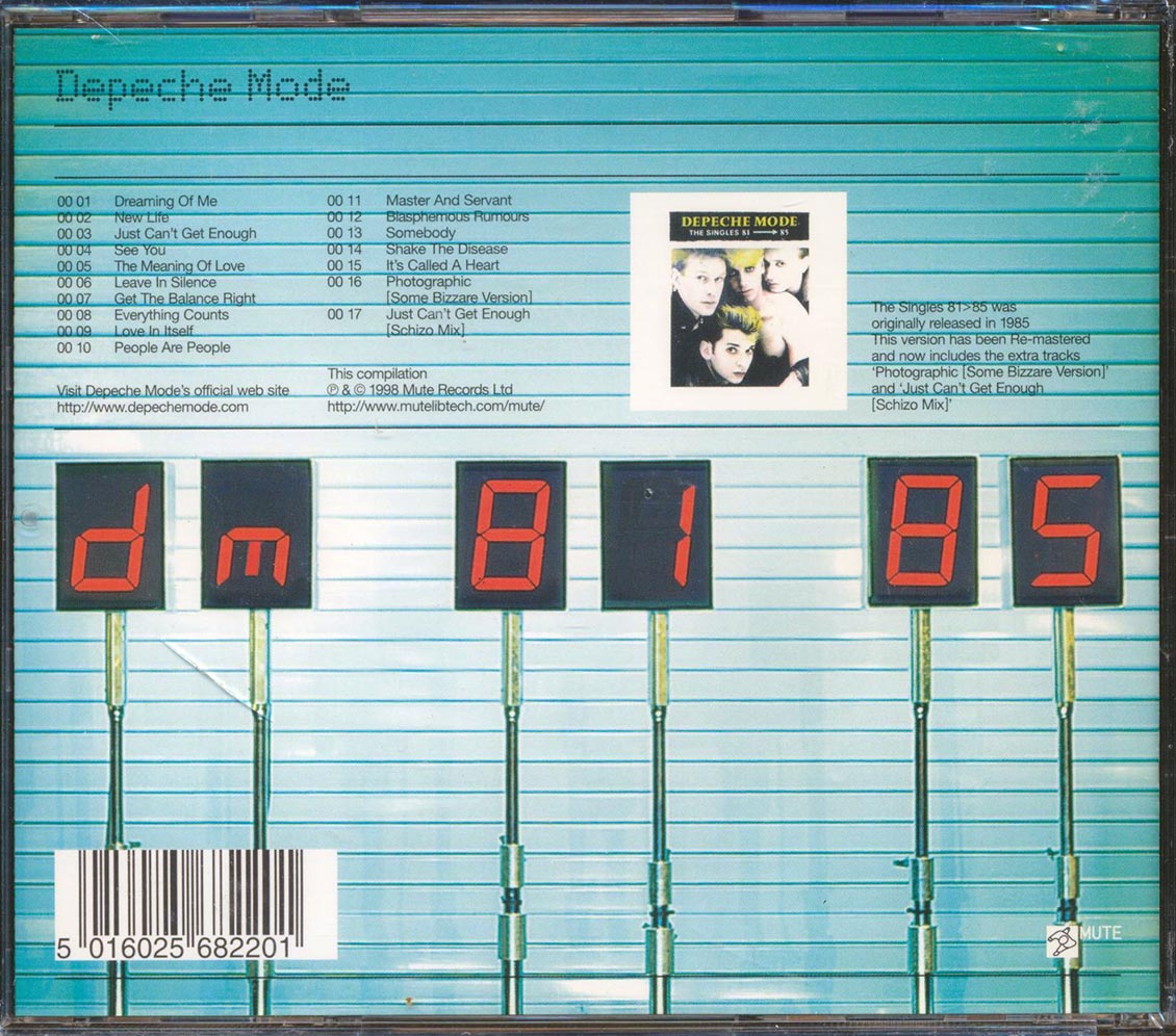 Depeche Mode - The Singles 81 85 [New CD]