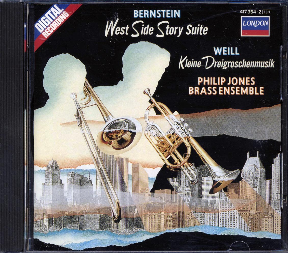 Bernstein, Weill, Philip Jones Brass Ensemble - West Side Story Suite: Kleine Dreigroschenmusik [New CD]