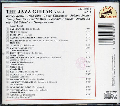 Barney Kessel, Herb Ellis, Toots Thielemans, Etc. - The Jazz Guitar Volume 3 [New CD]