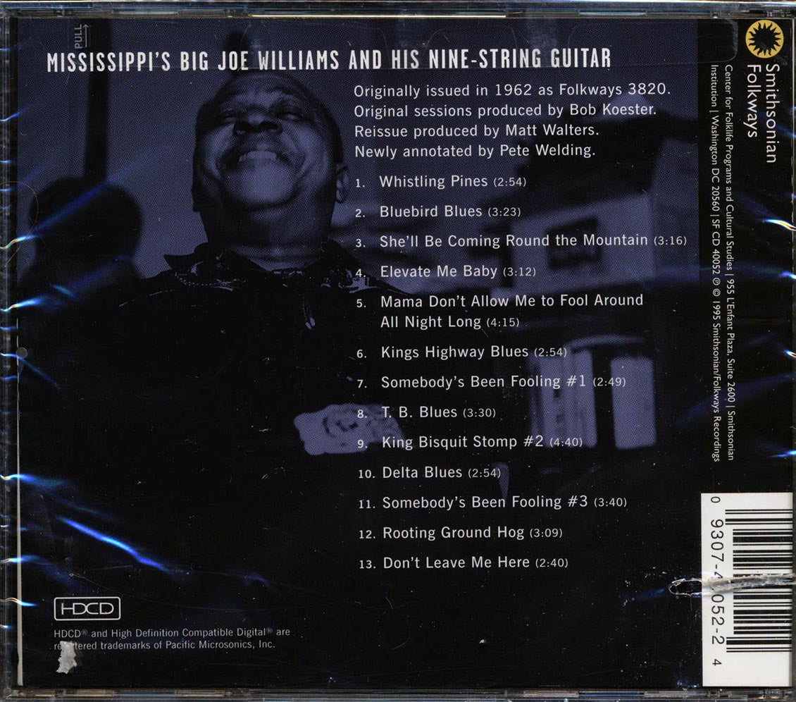 Big Joe Williams - Mississippi's Big Joe Williams And His Nine String Guitar [New CD]